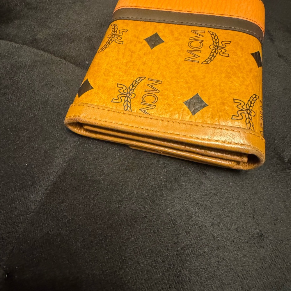 MCM Tan and Orange Wallet - Picture 4 of 8